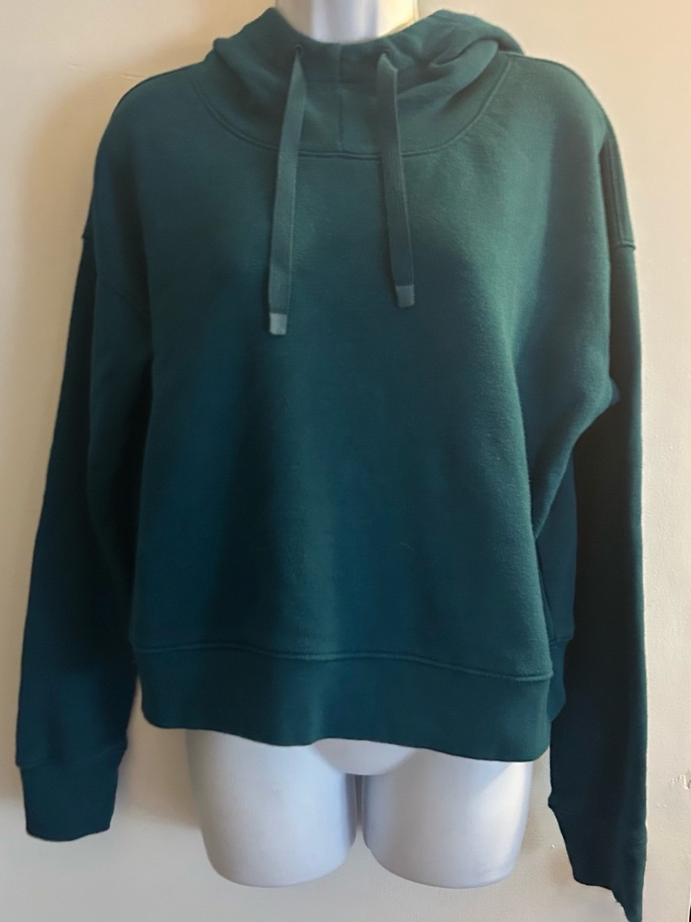 Xersion Teal Green Hooded Pullover Sweatshirt